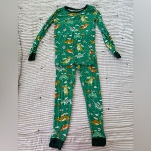 Little Sleepies Dragon 2 piece Pajamas size 5/6